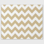 Tan Neutral Chevrons Cadeaupapier (Vlak)