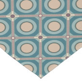 Tan op groen korte tafelloper (Hoek)