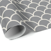 Tan op het Grijze Verpakkende Document van de Gift Cadeaupapier (Rol Hoek)