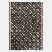 Tan op zwart deken (Voorkant Verticaal)