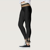 Tan op zwart leggings (Links)