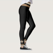 Tan op zwart leggings (Rechts)