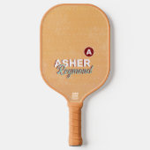 Tan Paddle met moderne naam Retro (Voorkant)