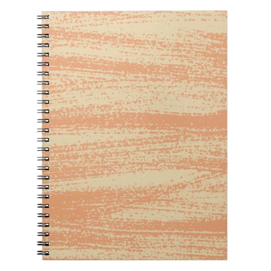 Tan Paint Strokes Notitieboek (Voorkant)