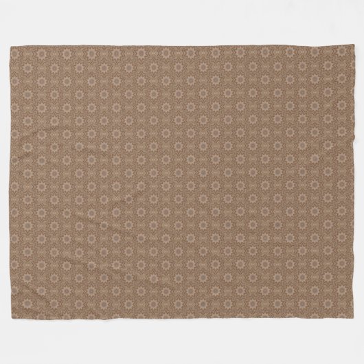 Tan Pattern Fleece Blanket Deken (Voorkant (Horizontaal))