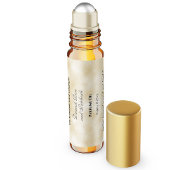 Tan Perkamentstijl Parfum Roller Flessenetiket Waterfles Etiket