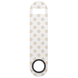 Tan polka-punten speed flessenopener