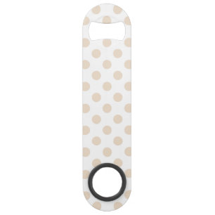 Tan polka-punten speed flessenopener