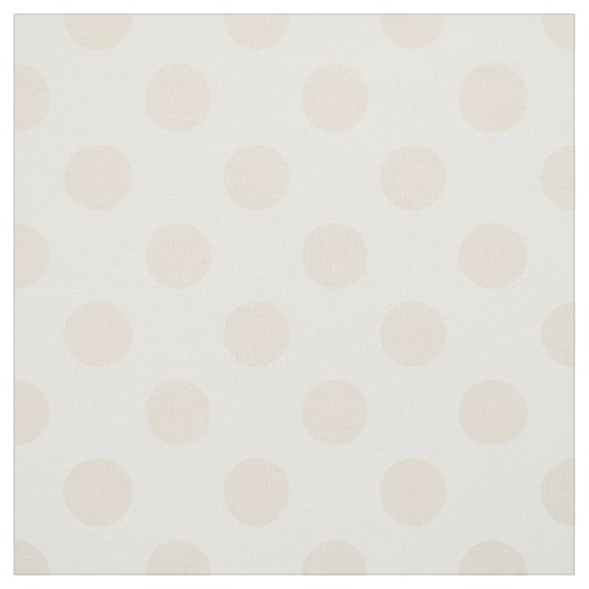 Tan polka-punten stof (Swatch)