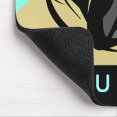 Tan Pug Dog Muismat (Hoek)