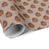 Tan Pumpkin-omslagpapier Cadeaupapier (Rol Hoek)