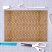 Tan retro noodlijdend tissuepapier (Craft)