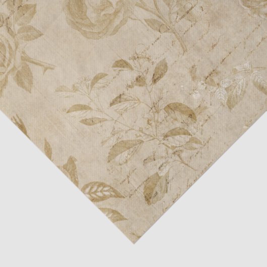 Tan-Rozen en ontkoppeling schrijven Tissuepapier (Detail)