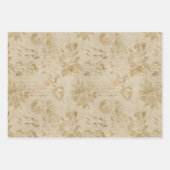 Tan-Rozen en schrijven Inpakpapier Vel (Voorkant)
