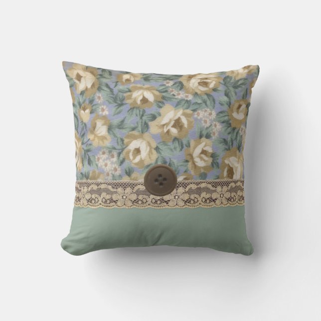 Tan Rozen Pillow Kussen (Voorkant)