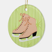 Tan-Schaatsen Keramisch Ornament (Links)