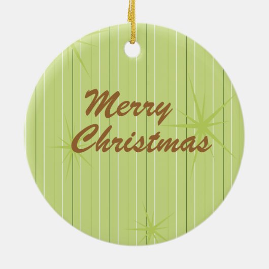 Tan-Schaatsen Keramisch Ornament (Achterkant)