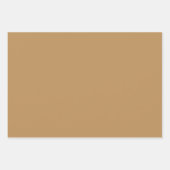 Tan Seamless Arabesque Pattern Inpakpapier Vel (Voorkant 3)