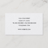 Tan Shimmer Visitekaartje (Achterkant)