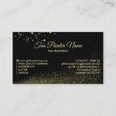 Tan Spray Fles Visitekaartje (Achterkant)