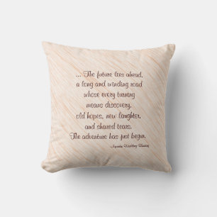 Tan Square Pillow Apache Blessing Custom Kussen