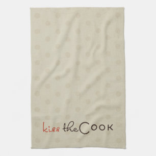 Tan Stippen Kus de Cook Kitchen Towel Theedoek