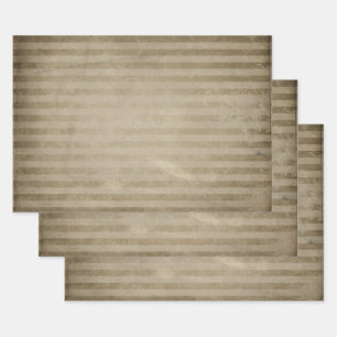 Tan-strepen met drukweerstand inpakpapier vel