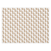 Tan T-Strap tekenschoen dans musical theater Tafelkleed (Voorkant (Horizontaal))