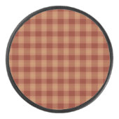 Tan Tartan Hockey Puck (Voorkant)