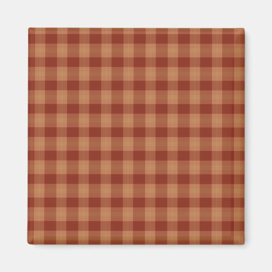 Tan Tartan Magnet (Voorkant)