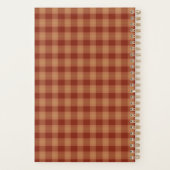 Tan Tartan Planner  (Achterkant)
