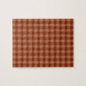 Tan Tartan Puzzle Legpuzzel (Horizontaal)