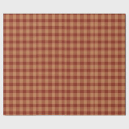 Tan Tartan Wrapping Paper Cadeaupapier