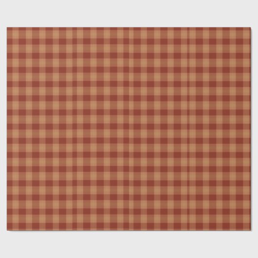 Tan Tartan Wrapping Paper Cadeaupapier (Zoom)