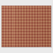 Tan Tartan Wrapping Paper Cadeaupapier (Vlak)