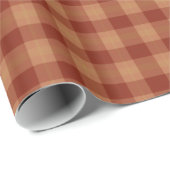 Tan Tartan Wrapping Paper Cadeaupapier (Rol Hoek)