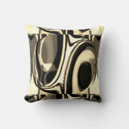 Tan Taupe Beige Brown Circular Geometric Design Kussen