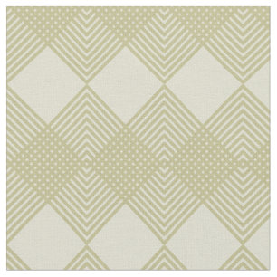 Tan Taupe Diamonds Circuit Tegel Pattern Stof