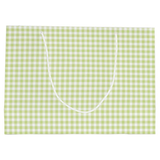 TAN TEDDYBEER MET GROENE BOOG STROPDAS & GINGHAM P GROOT CADEAUZAKJE (Achterkant)