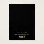 Tan Terracotta Add Logo Earning Display Card Visitekaartje (Achterkant)