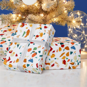 Tan Terrazzo Cadeaupapier