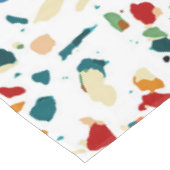 Tan Terrazzo | Eclectische Quirky Confetti Paintin Tafelkleed (Gekanteld)