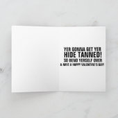 TAN UW HUDE HILLBILLY VALENTIJNSDAG KAARTEN (Binnen)