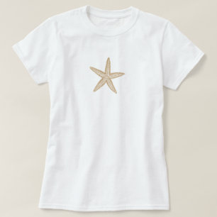 Tan van de zeester Zand T-shirt