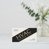 Tan Verwarming Koeling HVAC Visitekaartje (Staand voorkant)