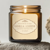 Tan Victoriaans Candle Product Label