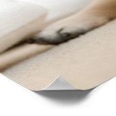 Tan Vrouw Pug Poster (Hoek)