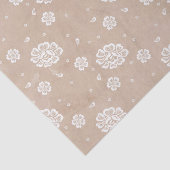 TAN-WATERVERF MET WITTE STROMEN TISSUEPAPIER (Detail)