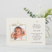 Tan, White Dove, Religieuze Fotokaart Kaart (Staand voorkant)