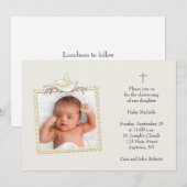 Tan, White Dove, Religieuze Fotokaart Kaart (Voorkant / Achterkant)